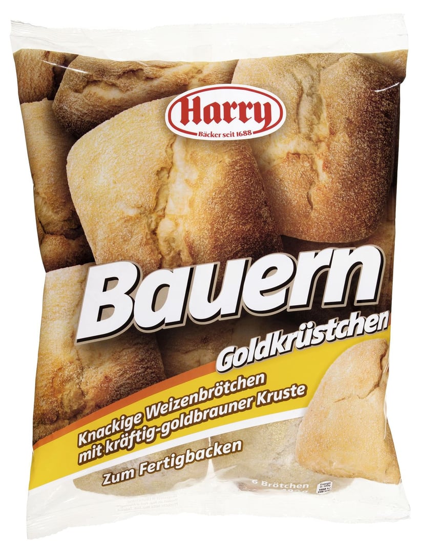 Harry - Bauern Goldkrüstchen 6 Stück - 480g Beutel