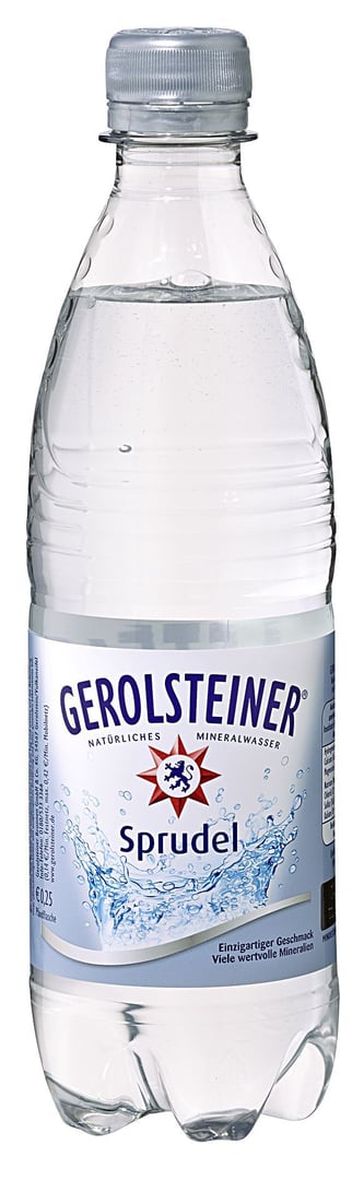 Gerolsteiner - Natürliches Mineralwasser Classic 0,5 l Flasche