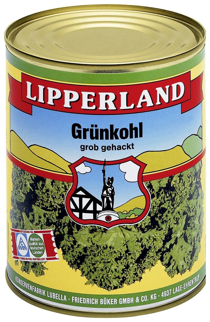 Lipperland - Grünkohl grob gehackt - 850ml Dose