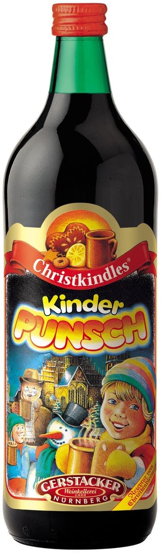 Gerstacker - Christkindles Kinderpunsch aromatisch-süß - 1,00 l Flasche
