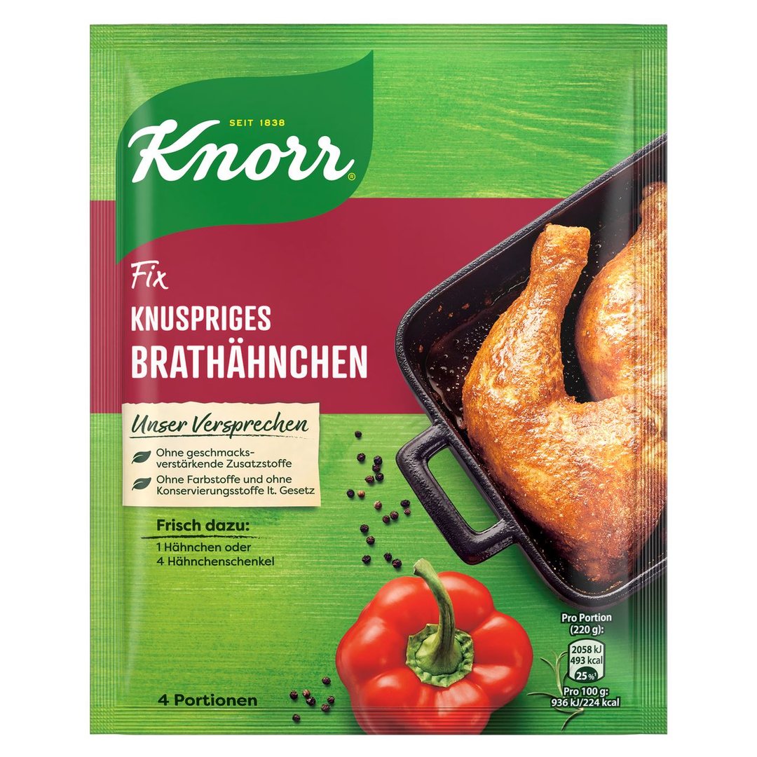 Knorr - Knuspriges Brathähnchen - 29 g Beutel
