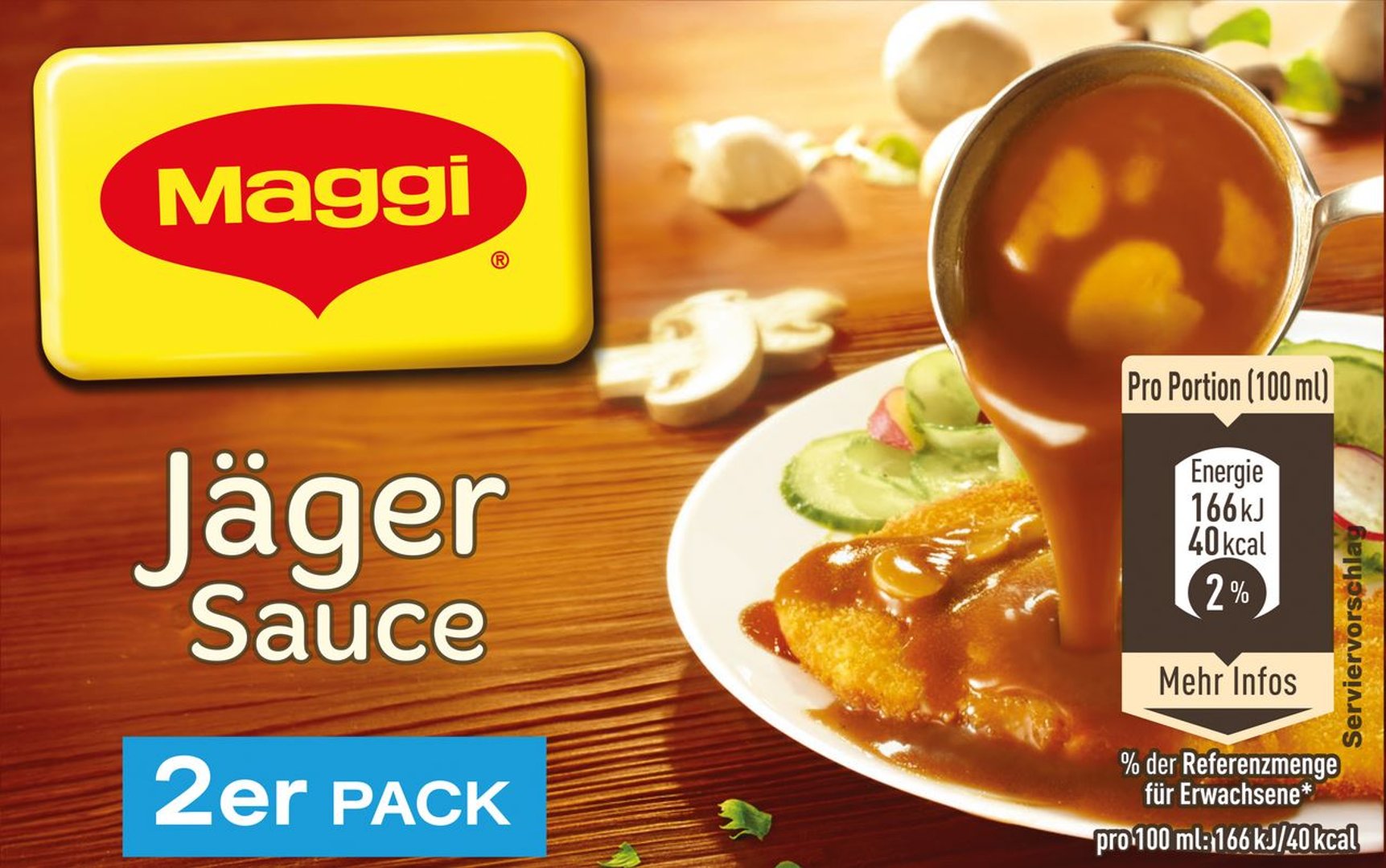 Maggi - Delikatess Saucen Doppelpack Jäger - 52 g Paket