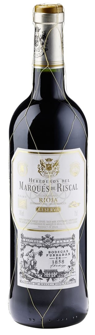 Marqués de Riscal - Rotwein Rioja Reserva 6 x 0,75 l Flaschen
