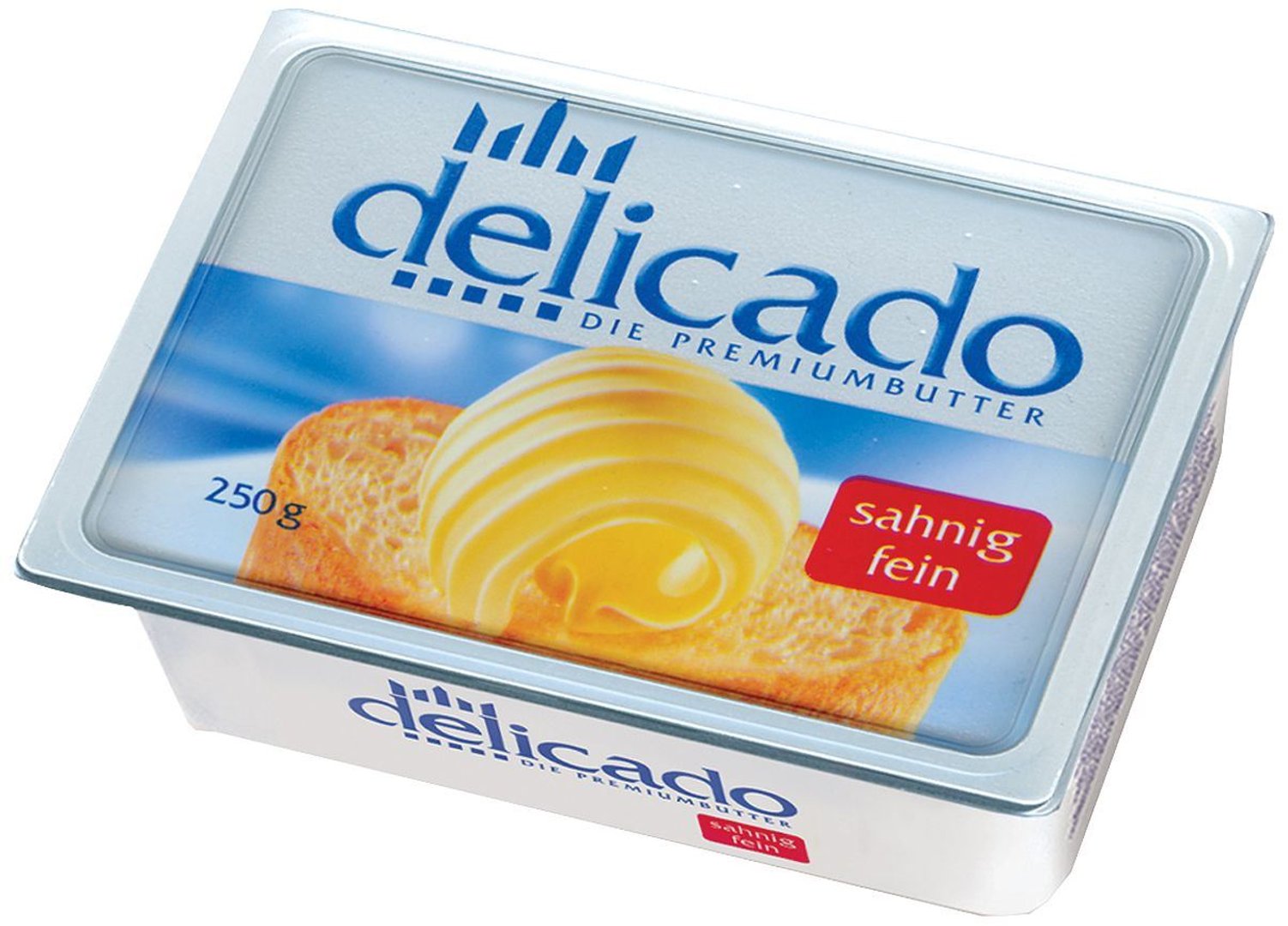Delicado - Butter mildgesäuert 82 % Fett - 1 x 250 g Packung