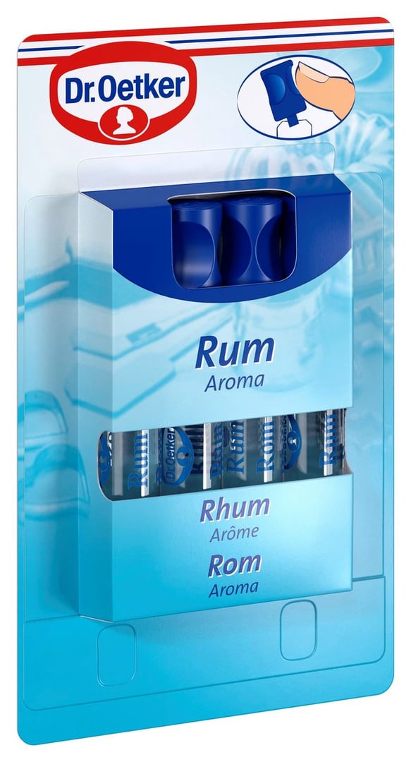Dr. Oetker - Aroma Rum - 1 x 8 g Packung