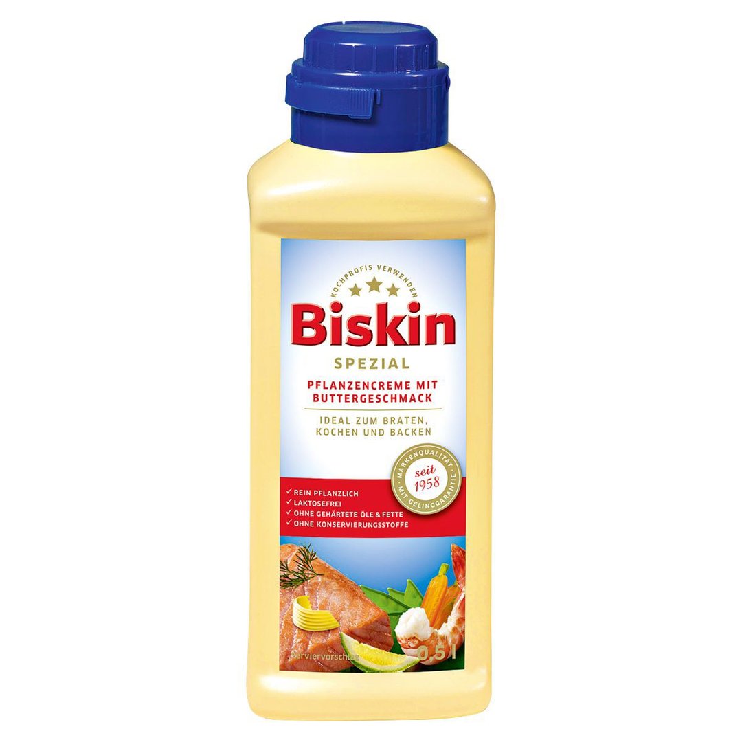 Biskin - Spezial mit Buttergeschmack 80 % Fett - 1 x 465 g Flasche