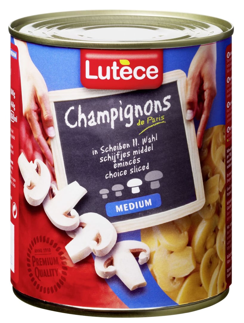 Lutèce - Champignons 2. Wahl - 6x 850 ml Tray