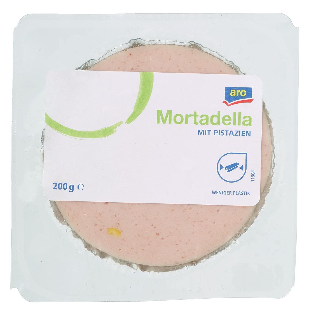 aro - Mortadella geschnitten - 200 g Packung