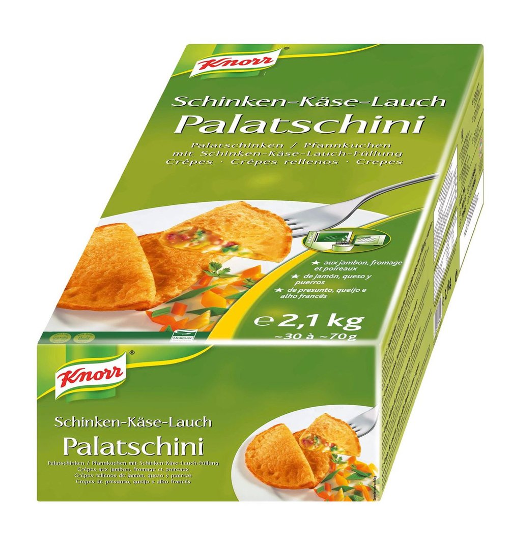 Knorr - Platatschini mit Schinken-Käse-Lauch 2 x 2 x 2,1 kg Beutel