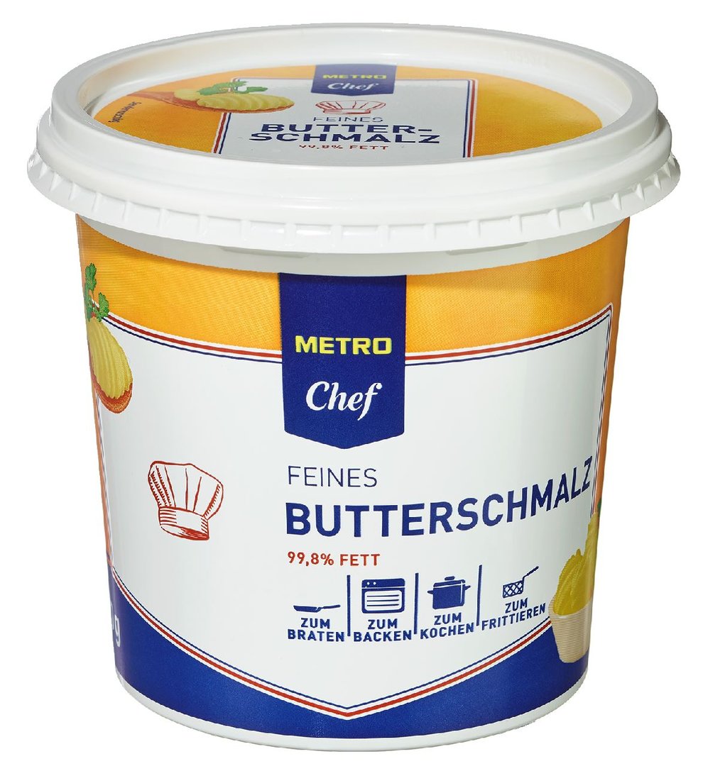 METRO Chef - Butterreinfett 99,8 % Fett - 1 x 500 g Becher