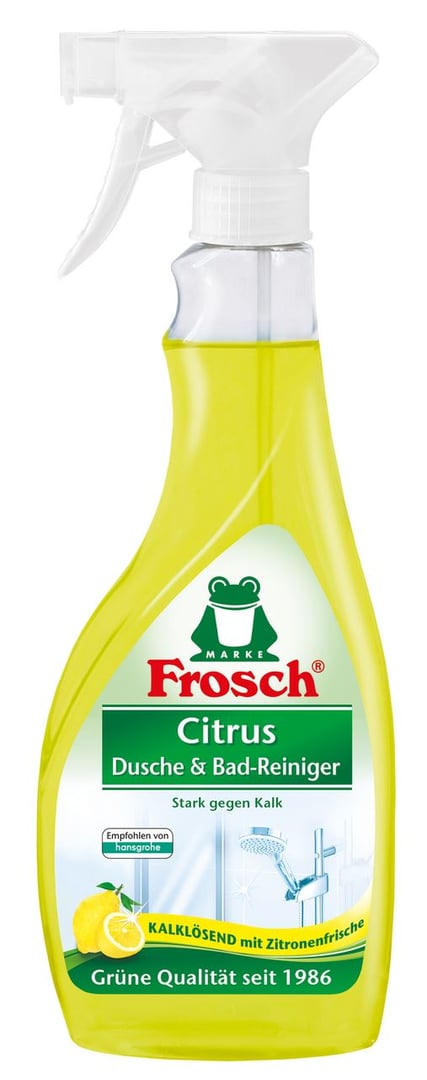 Frosch Dusche & Badreiniger Citrus flüssig - 500 ml Flasche