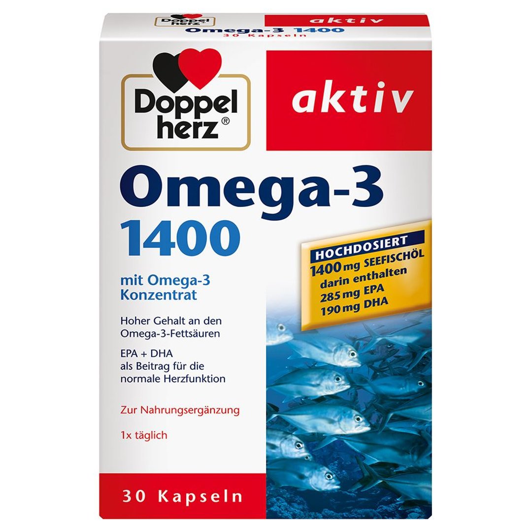 Doppelherz Aktiv Omega-3 1400 mg 30 Kapseln