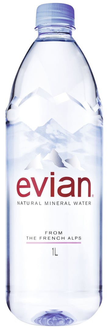 Evian - Mineralwasser Still 1 l Flasche