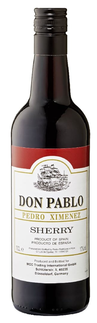 Don Pablo - Sherry Pedro Ximenez 17,0 % 0,75 l Flasche