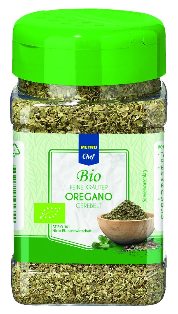 METRO Chef Bio - Oregano gerebelt - 25 g Stück