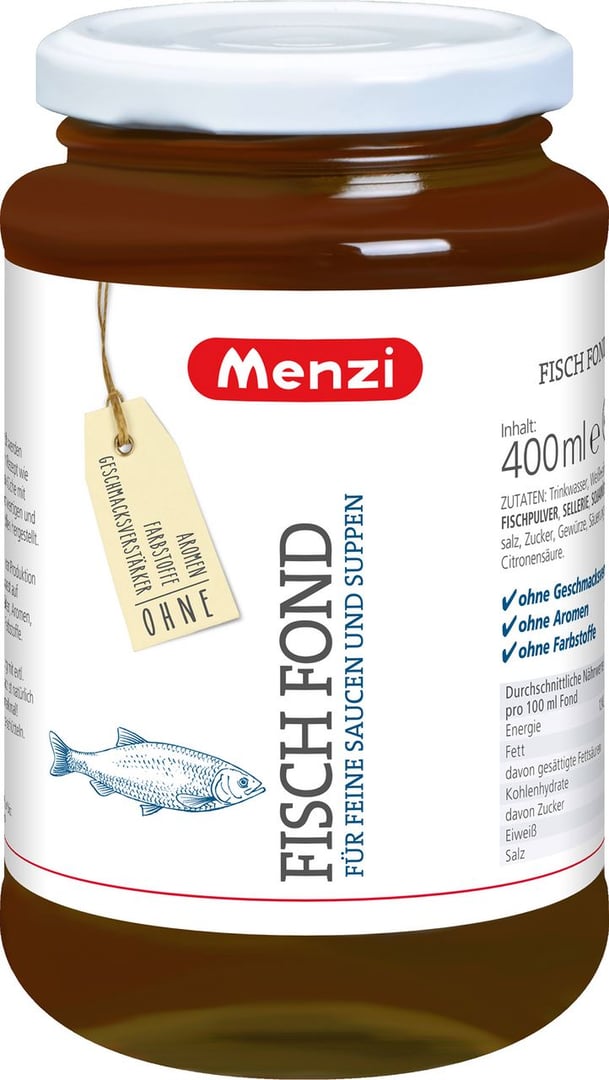 Menzi - Feiner Fond Fisch - 400 ml Tiegel