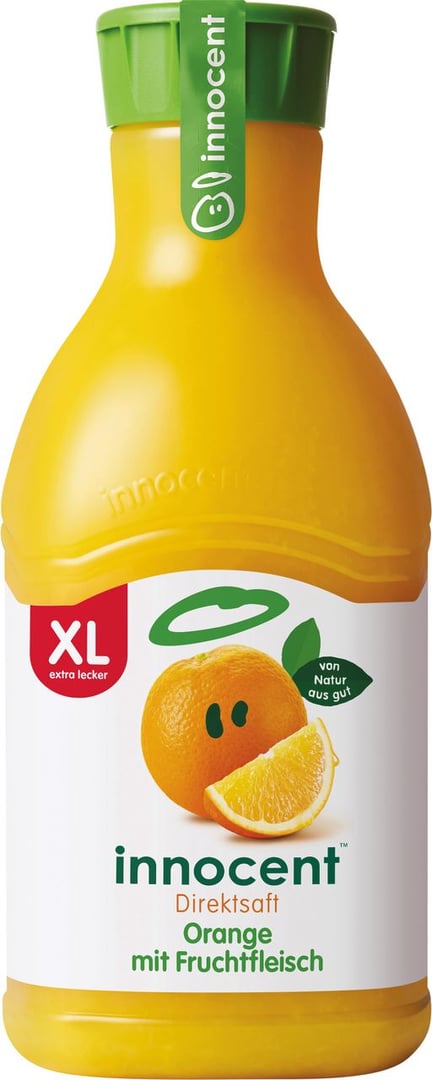 Innocent Direktsaft Orange mit Fruchtfleisch, gekühlt - 1,35 l Flasche