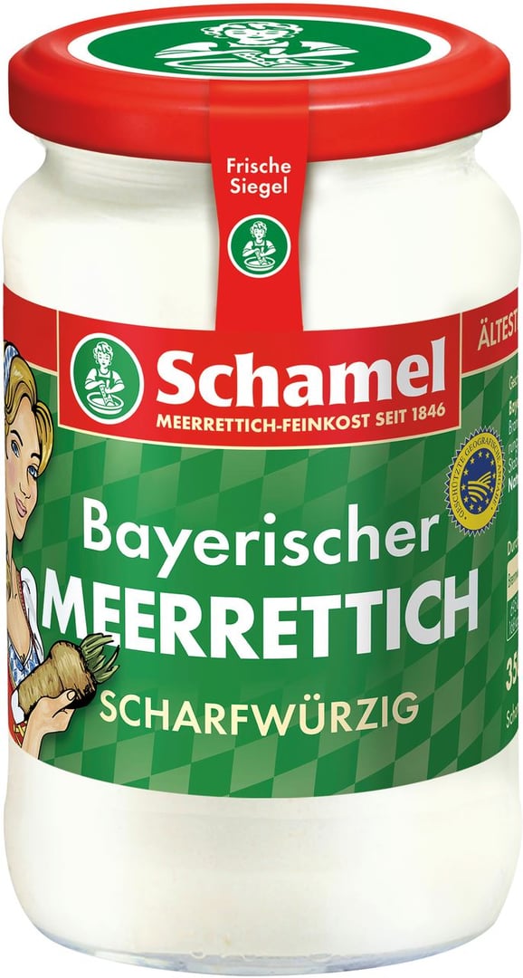 Schamel - Bayerischer Meerrettich scharfwürzig - 12 x 350 g Tray