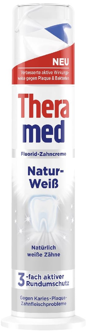 Theramed Zahnpasta Naturweiss Spender 100 ml Flasche