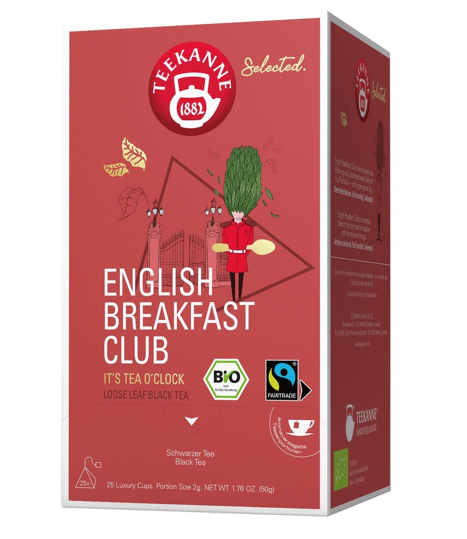 Teekanne - Gastro Luxury Cups English Breakfast Club 25 Teebeutel - 63 g Stück