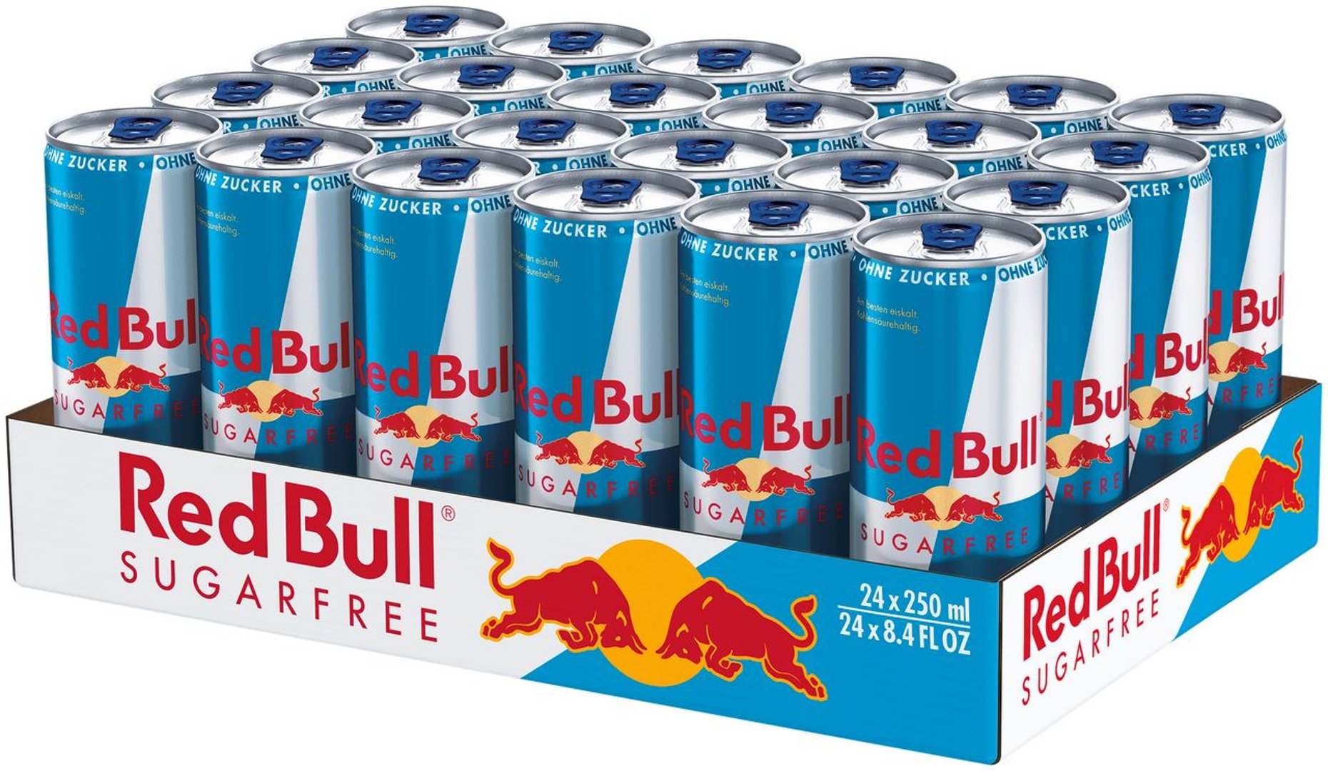 Red Bull - Energy Drink Sugarfree - 24 x 250 ml Dosen