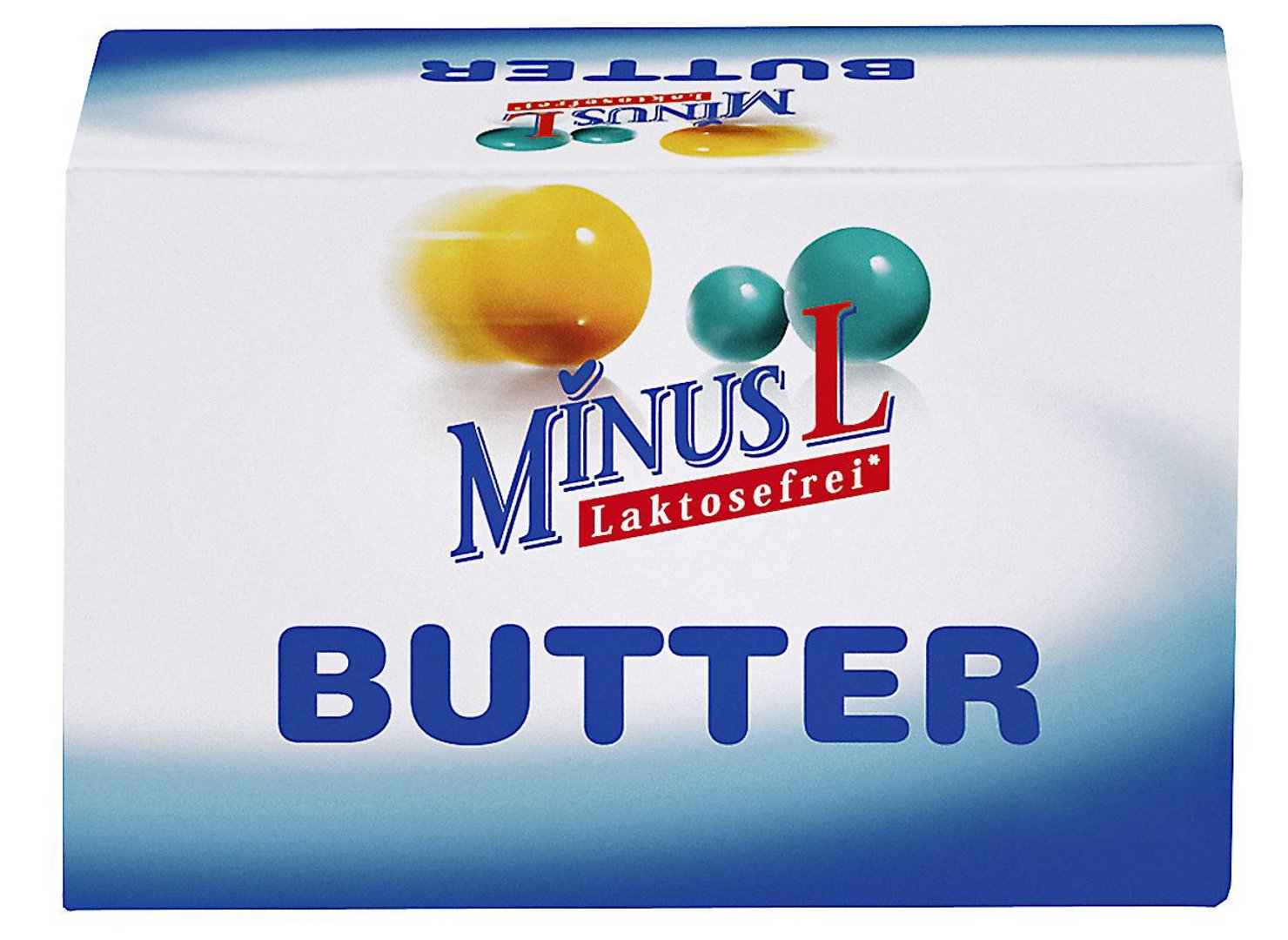 MinusL - laktosefreie Butter 82 % Fett 125 g Packung