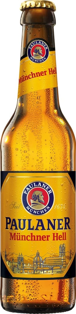 Paulaner - Münchner hell Glas - 24 x 330 ml Flasche