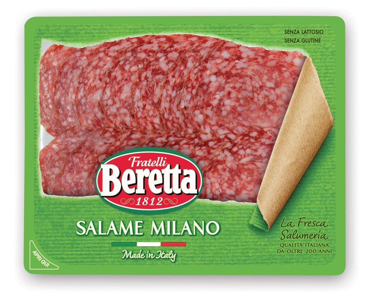 Beretta - Salame Milano geschnitten, aus Italien 120 g