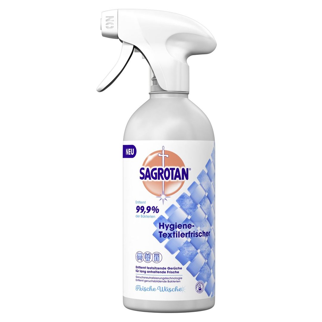 Sagrotan Hygiene-Textilerfrischer Frische Wäsche - 500 ml Flasche