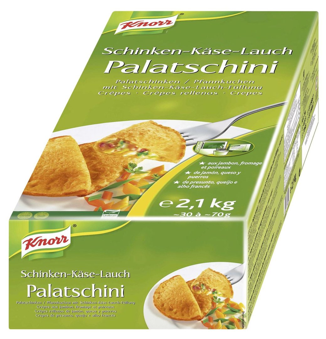 Knorr - Platatschini mit Schinken-Käse-Lauch 2 x 2,1 kg Beutel