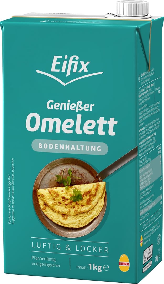 Eifix - Genießer Omelett gekühlt - 6 x 1 kg Karton