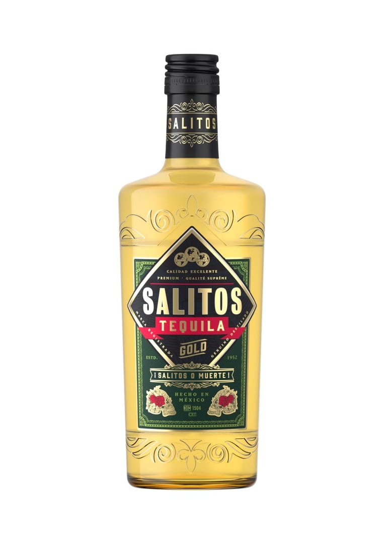 Salitos - Tequila Gold 38 % Vol. - 6 x 0,70 l Flaschen