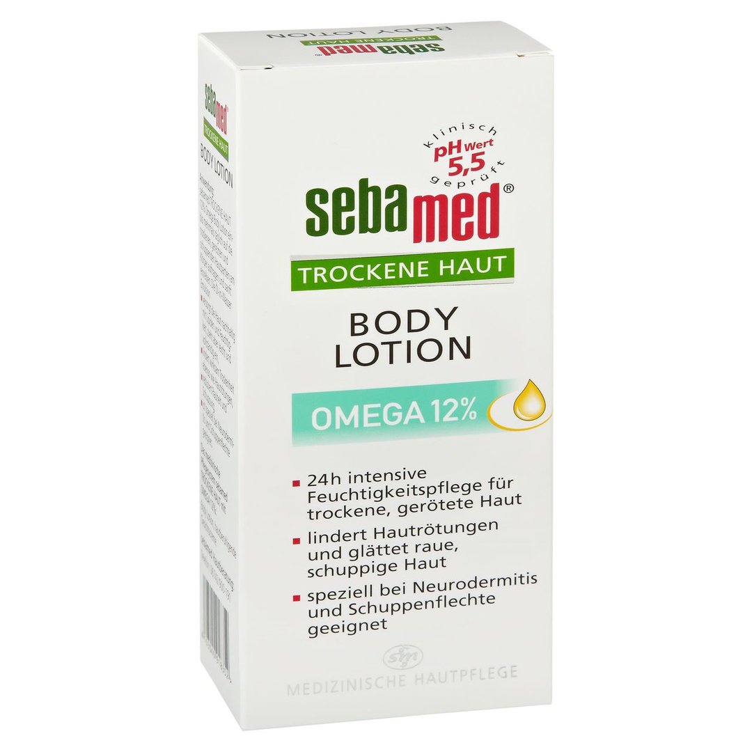 Sebamed Body Lotion Omega 12 % für trockene Haut 200 ml