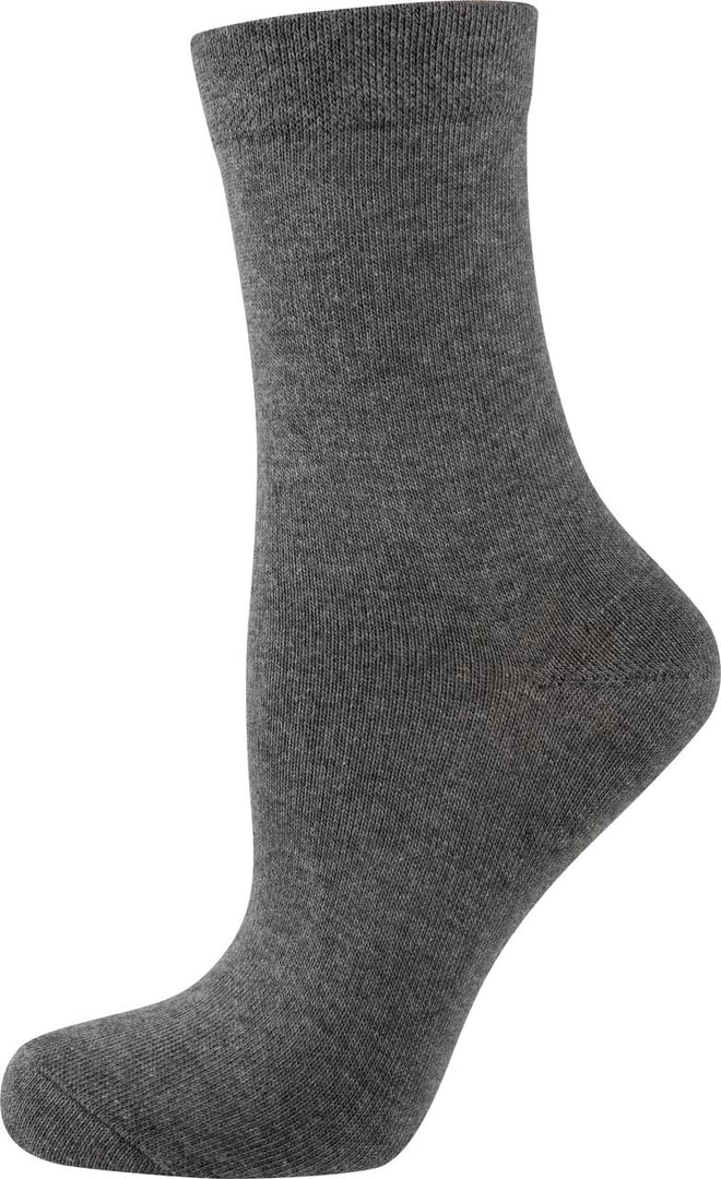 nur die Damen Socken ohne Gummi Grau Mel 39/42