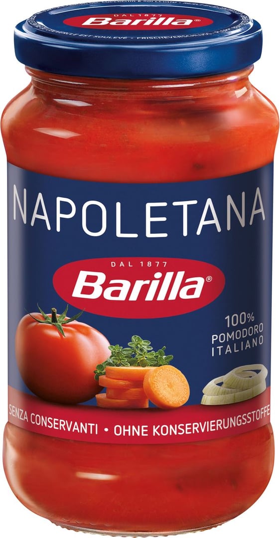 Barilla - Tomatensauce Napoletana - 400 g Glas