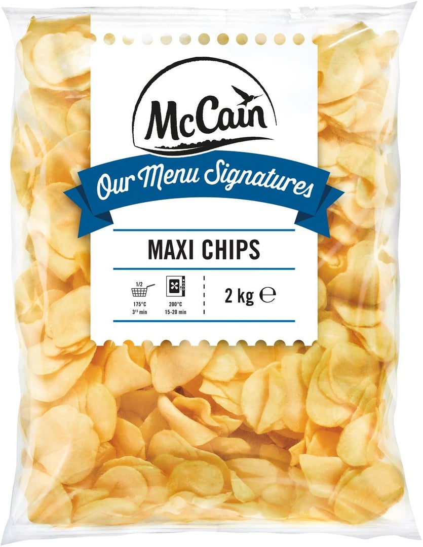 McCain - Maxi Chips, tiefgefroren - 5 x 2 kg Karton