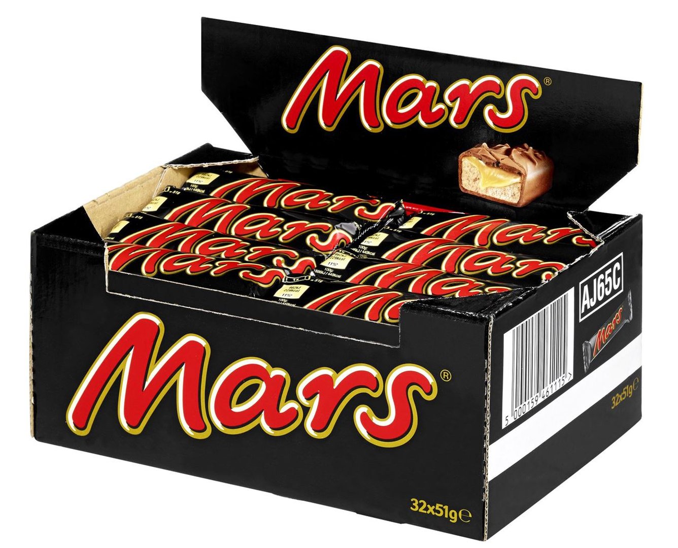 Mars - Classic Einzelriegel - 32 x 51 g Riegel