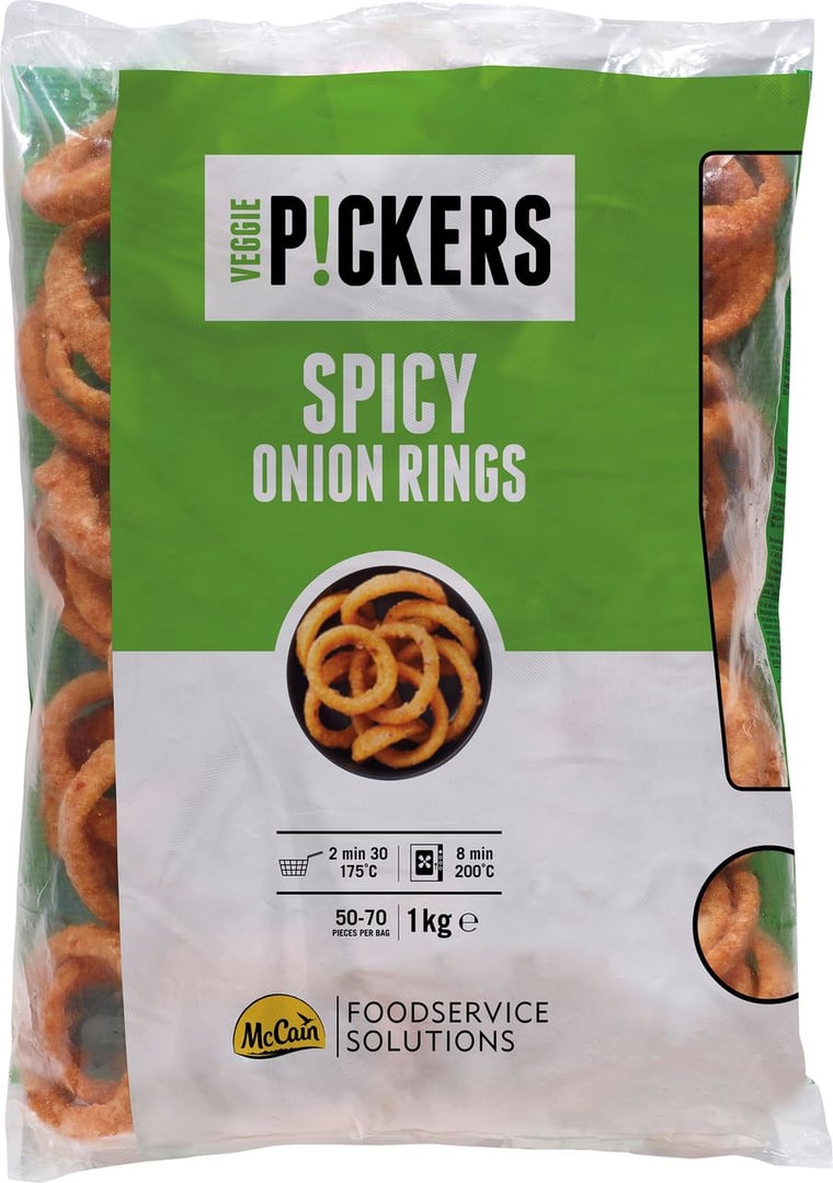 McCain - Spicy Onion Rings, tiefgefroren - 1 kg Beutel