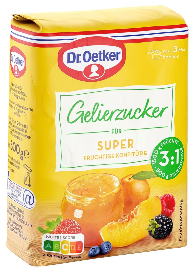 Dr. Oetker - Super Gelier Zucker 3:1 - 500 g