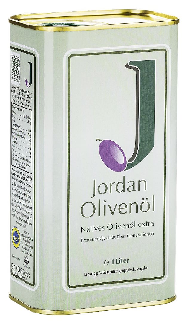Jordan Olivenöl - nativ extra Deutschland - 1 l Flasche
