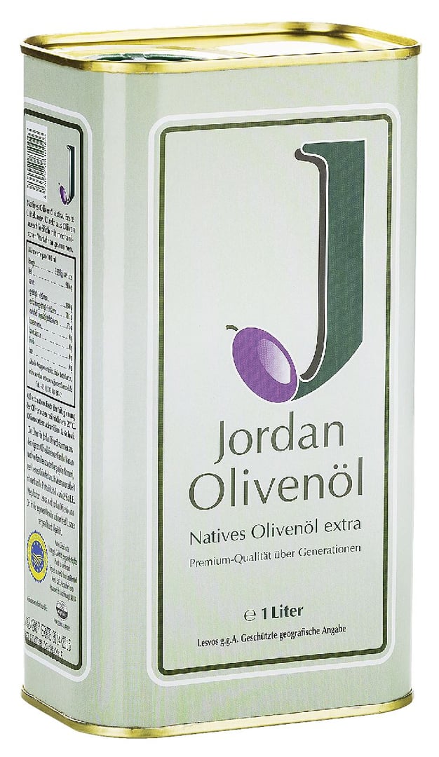 Jordan Olivenöl - nativ extra - 12 x 1 l Flasche