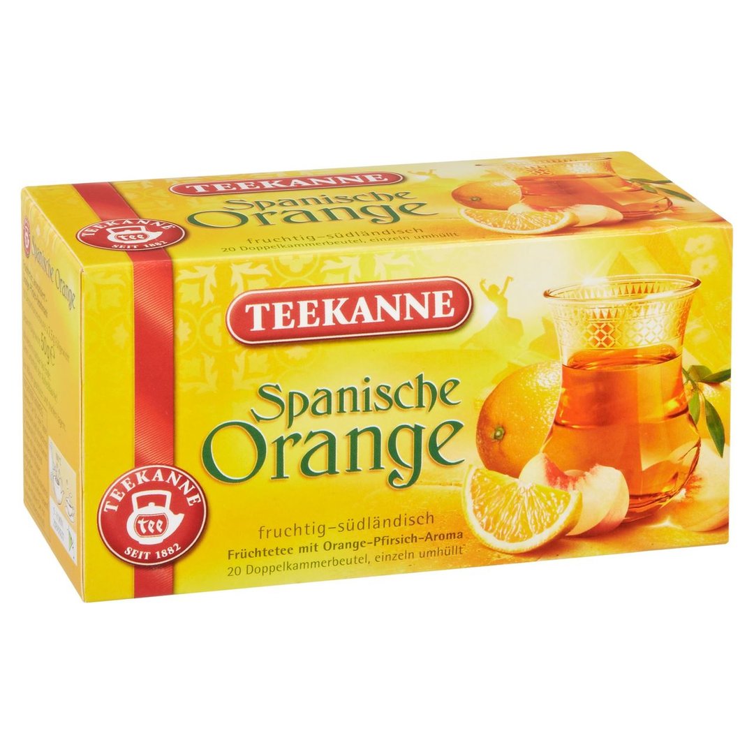 Teekanne - Tee Spanische Orange fruchtig-südländisch, 20 Beutel 50 g Packung