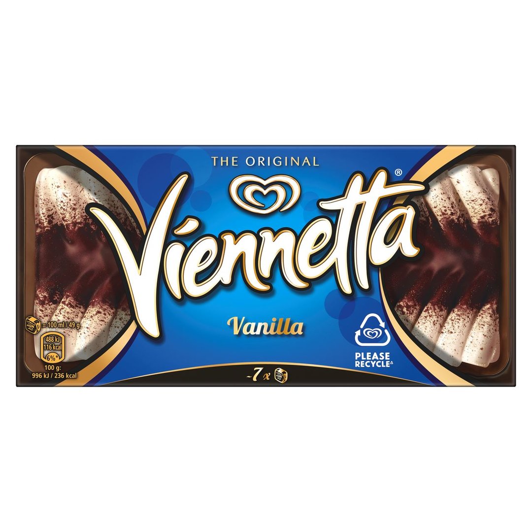 Viennetta Eiscreme Vanille tiefgefroren - 650 ml Schachtel