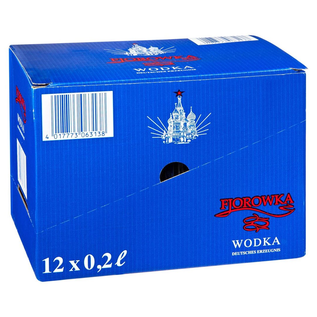 Fjorowka - Wodka 37,5 % Vol. 12 x 0,2 l Flaschen