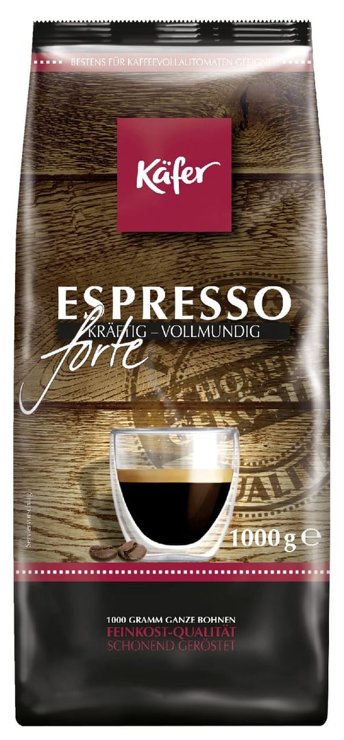 Käfer Espresso Intenso Forte - 8 x 1,00 kg Beutel