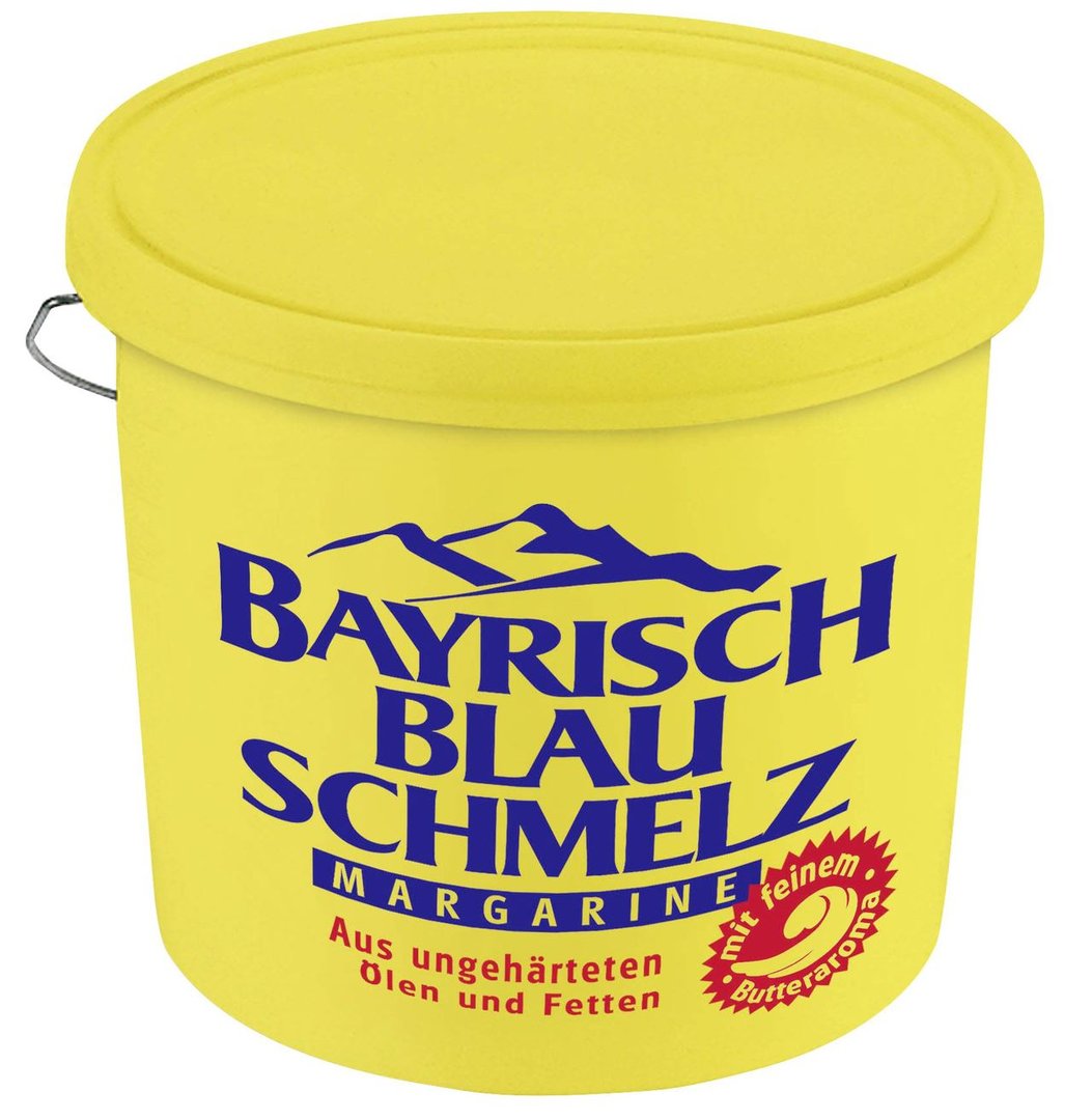 Bayrisch Blau - Schmelzmargarine 100 % Fett 10 kg Eimer