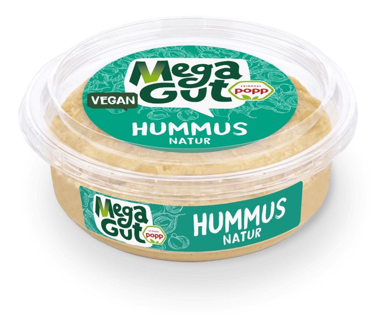 Popp - Hummus Natur - 175 g Becher