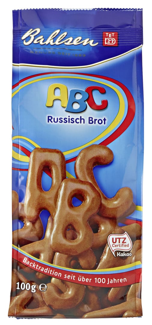 Bahlsen - ABC Russisch Brot 144 x 100 g Beutel