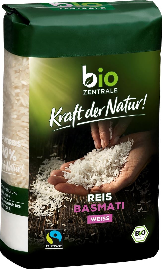bio ZENTRALE - Basmati Reis Weiß - 500 g Beutel