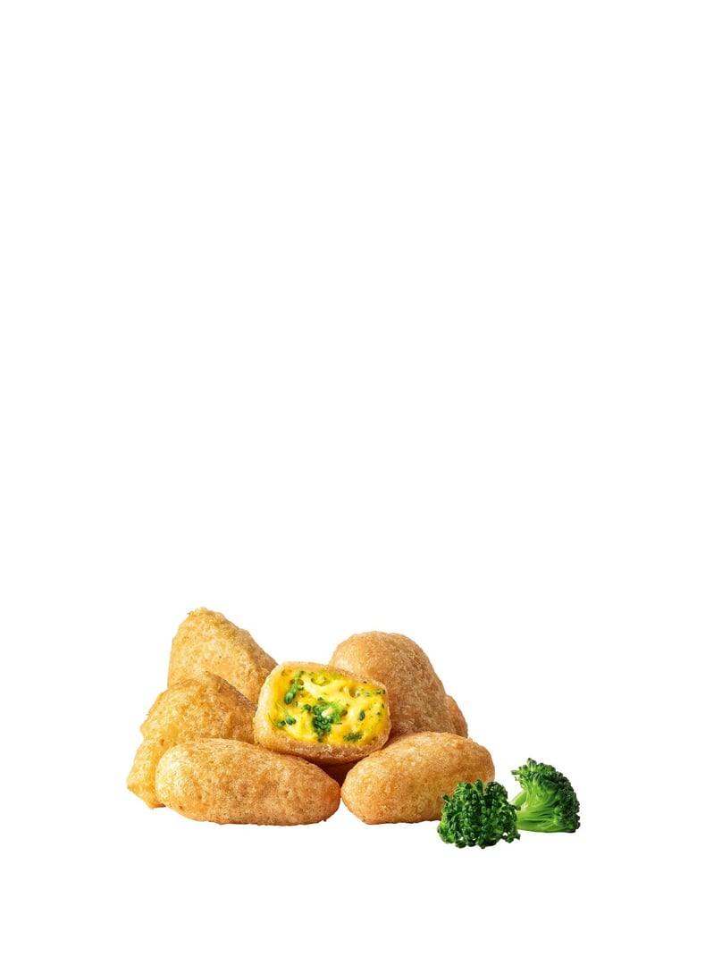 SALOMON FoodWorld - Broccoli & Cheese Nuggets tiefgefroren,vegetarisch, ca. 48 - 53 Stück, vorgebacken, cremiger Käse & Broccoli in knusprigem Backteig 1 kg Beutel